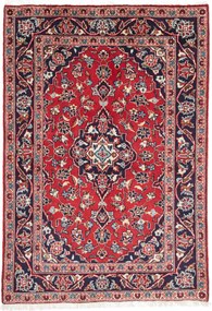 Kashan Tappeto 100 x 150 Rosso (Iran) Annodato A Mano