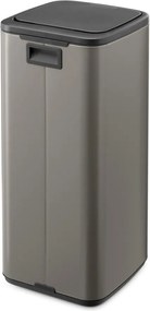 Cestino per la spazzatura grigio in acciaio touch 30 l Bo Touch – Brabantia