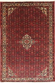 Hosseinabad Tappeto 210x310 Rosso (Iran) Annodato A Mano