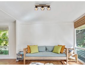 Globo 15569-3DW - Lampadario a plafone CONNI 3xE27/25W/230V