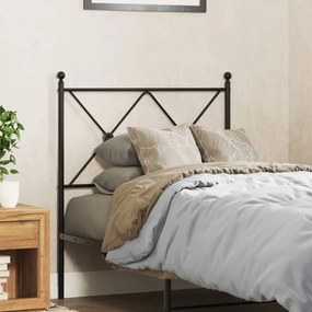 Testiera İn Metallo Nero 80 Cm /
