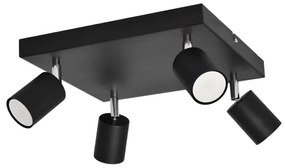 LED Luce Spot a LED TUNE 4xGU10/4,8W/230V nero