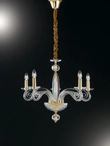 Lampadario epoque oro 5xe14 65x140cm i-epoque-5