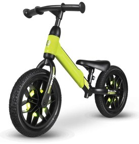 QPlay - Bici a spinta con LED lampade su ruote SPARK verde