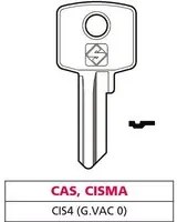 20pz chiave ottone cis4 (g. vac 0) cas-cisma vit47597