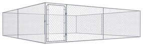 Canile Da Esterno İn Acciaio Zincato 4x4x1 M /
