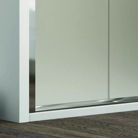 Porta doccia nicchia 100cm vetro satinato anticalcare KF5000 - KAMALU