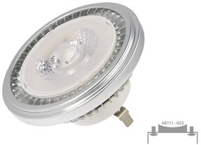Lampada Faretto Led AR111 15W AC 220V Bianco Neutro Spot Angolo 35 Gradi