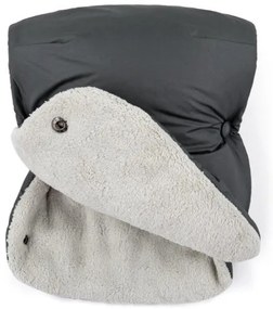 PETITE&MARS - SET Coprigambe 3in1 JIBOT + cuffie per passeggino JASIE grigio