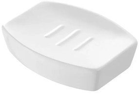 Portasapone bagno bianco dappoggio in ceramica