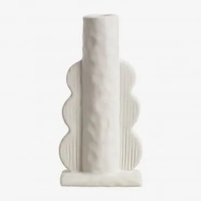 Portacandele in ceramica Bertel Bianco - Sklum