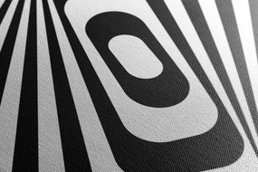 Stampa su tela – Illusione in bianco e nero