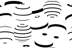 Carta da parati – Motivi interessanti in bianco e nero