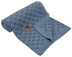 EKO - Coperta in bambù ROSE 80x100 cm blu