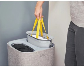 Cesto per biancheria in tessuto grigio, 60 l Tota - Joseph Joseph