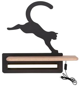 Apparecchio nero per bambini Cat - Candellux Lighting