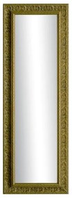 Specchio rettangolare in legno oro 67 x 167 cm