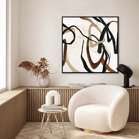 Quadro dipinto a mano 100x100 cm Once Again - Malerifabrikken