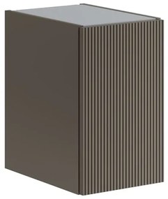 Estensione per mobile da bagno Opera 1 anta laccato opaco grigio carbone L 30 x H 50 x P 45.5 cm