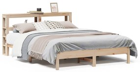 Letto Senza Materasso 160x200 Cm İn Legno Massello Di Pino /