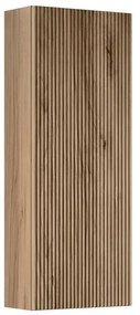 Pensile bagno Opera noce naturale, 1 anta apertura da sinistra P 17 x L 30 x H 80 cm