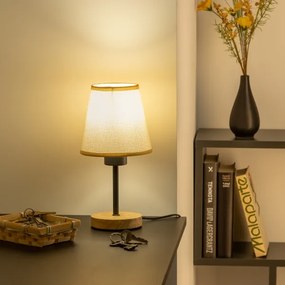 Brilagi - Lampada da tavolo NUBILA WOOD 1xE27/25W/230V quercia/marrone chiaro