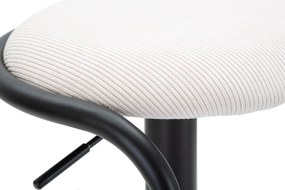 SGABELLO BAR DESTINY BIANCO CM Ø 41X61-83