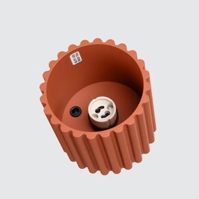 Sollux SL.1799 - Faretto AURA 1xGU10/10W/230V 10 cm arancione