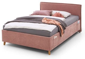 Letto da bambini rosa imbottito rete non inclusa 140x200 cm Fun – Meise Möbel