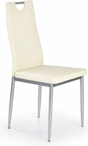 Sedia K202 ecopelle crema
