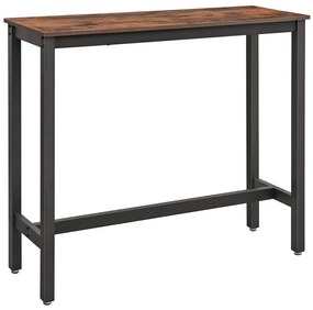 Tavolo da bar BARTIS marrone/nero