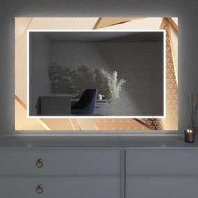 Specchio LED con decorazione D22