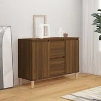 Credenza Rovere Marrone 103,5x35x70 cm in Legno Ingegnerizzato cod mxl 5630