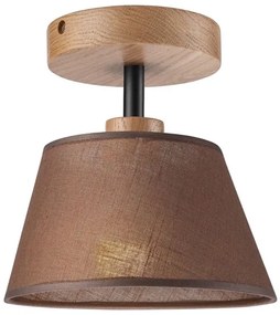 Lampadario ANTONIO 1xE14/40W/230V marrone a soffitto