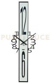 Orologio jody nero e bianco marmo in ferro 23x75cmh