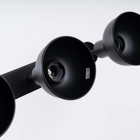 Sollux SL.1318 - Faretto ELBA 3xE27/15W/230V nero