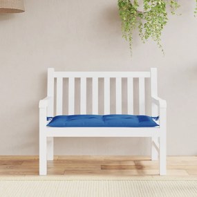 Cuscino Per Panca Blu 110x50x7 İn Tessuto Oxford /