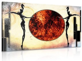 Stampa su tela – Danza africana