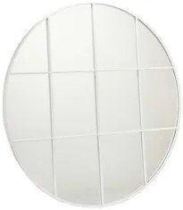 Specchio da parete Rotondo Metallo Bianco (100 x 2,5 x 100 cm)