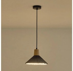 Lampadario a sospensione con filo 1xE27/15W/230V grigio