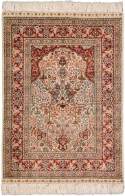 Hereke Tappeto orientale 120 x 90 Beige (Cina) Annodato A Mano