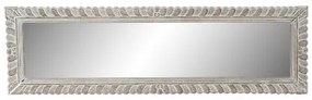 Specchio da parete DKD Home Decor 8424001849895 Bianco Naturale Cristallo Legno di mango Legno MDF Indiano Decapaggio 178 x 6 x