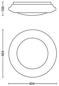 Philips 33365/31/16 - Plafoniera LED MYLIVING CINNABAR LED/22W/230V 2700K