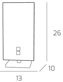 Lampada Da Scrivania Contemporanea Upgrade Metallo E Vetro Grigio 1 Luce G9