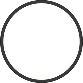 Eglo 901301-LED Plafoniera FUEVA LED/17W/230V 2700/4000/6500K Ø 38,9 cm nera