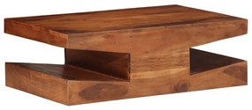 Tavolino Da Salotto 90x60x30 Cm Legno Massello Di Acacia /