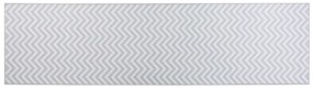 Tappeto bianco e grigio 80 x 300 cm SAIKHEDA Beliani