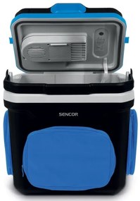 Sencor - Frigo auto portatile 24 l 60W/12V/230V nero/blu