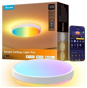 Govee - LED RGBIC Plafoniera con dimmer LED/49W/230V 2700-6500K Wi-Fi