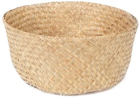 Cesto portaoggetti in seagrass chiaro , ⌀ 35 cm - Compactor